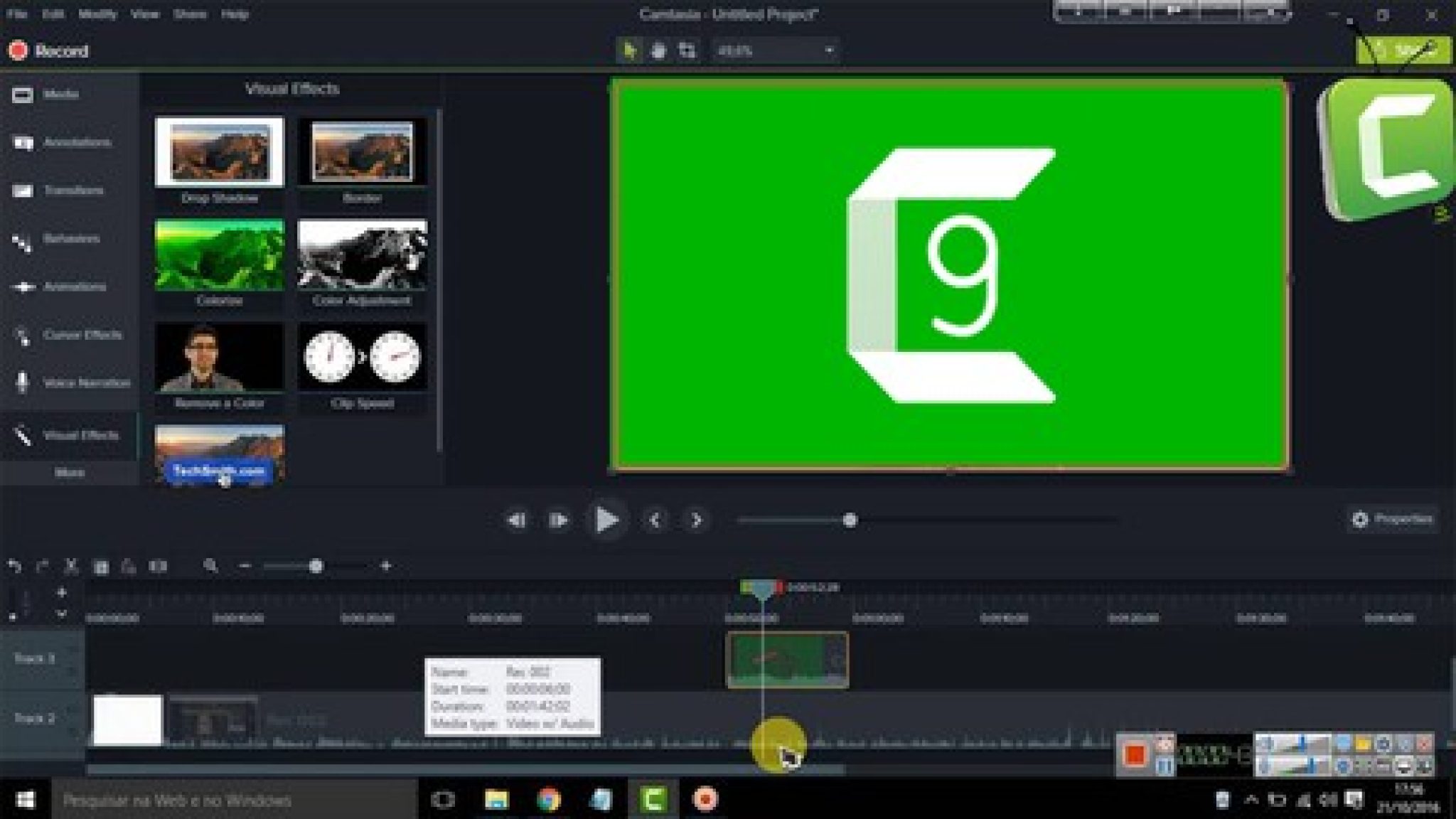 how to show mouse in camtasia 3