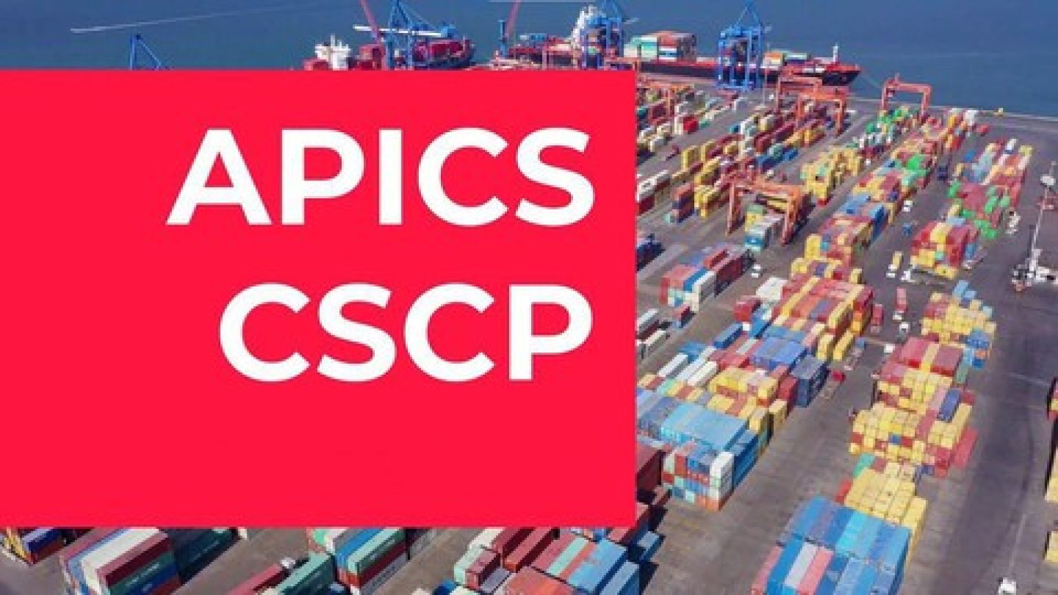 CSCP (Certified Supply Chain Professional) APICS Exams 2022 Free